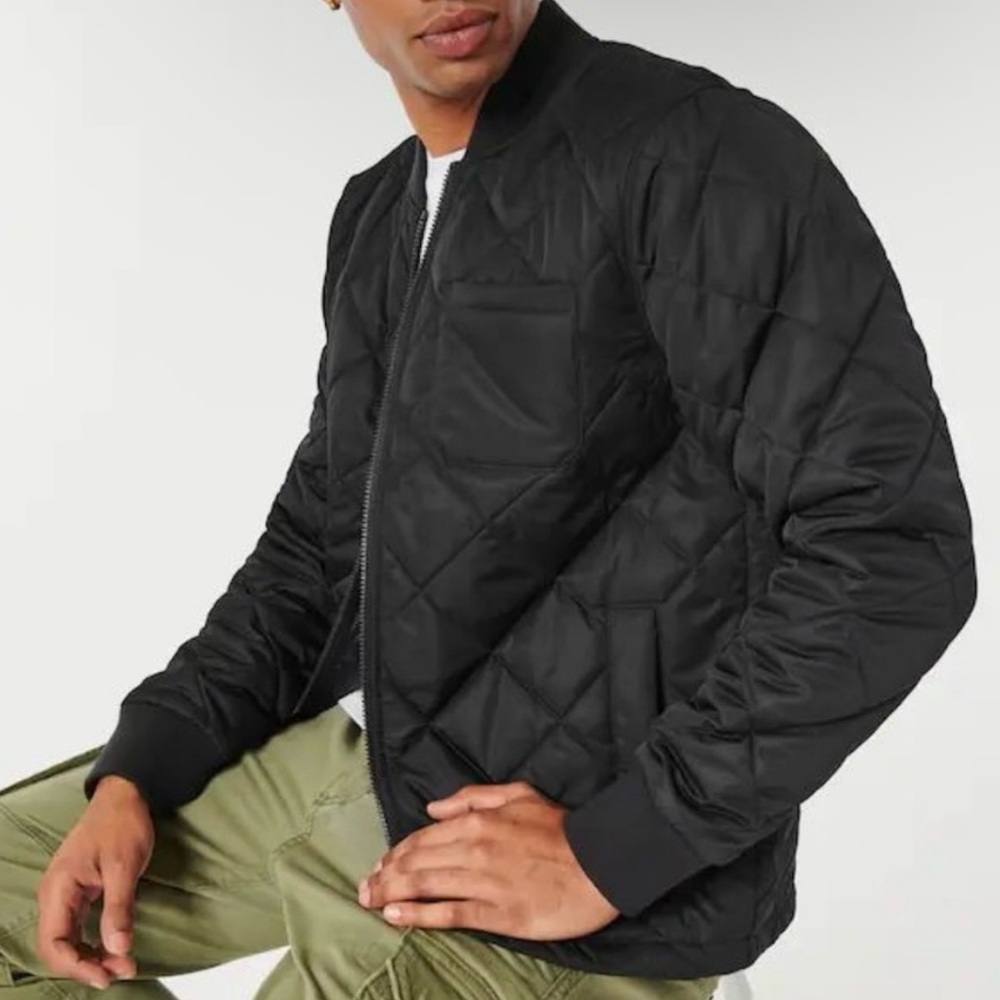Hollister Quilted Bomber Jacket